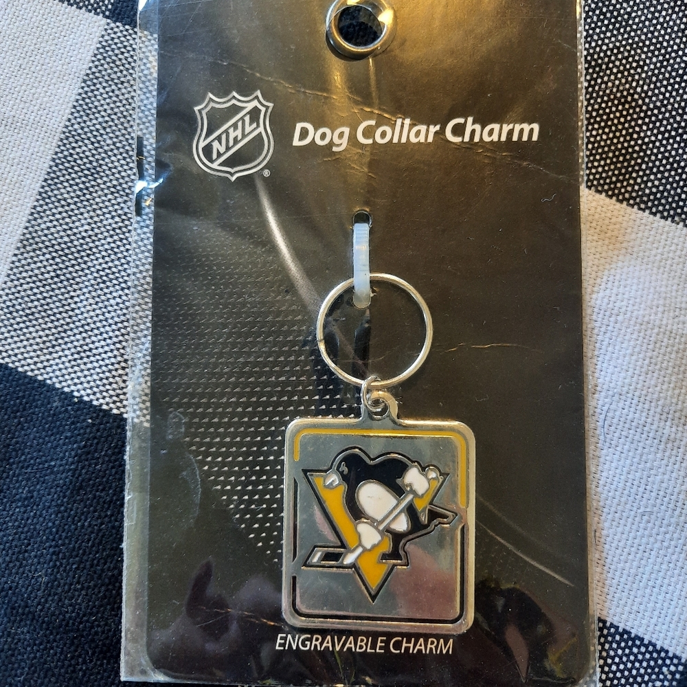 Pittsburgh Penguins Dog Collar Charm